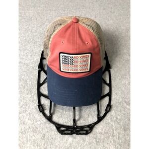 Vineyard Vines Trucker Hat PinKk BlueMesh Strapback Adjustable Cap